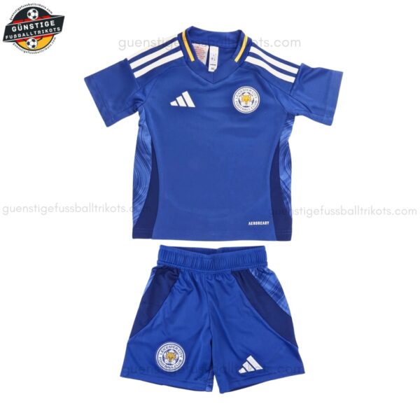 Leicester City Heimtrikot-Set für Kinder 2024/25