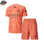 Manchester City Torwarttrikot-Set für Kinder 2024/25