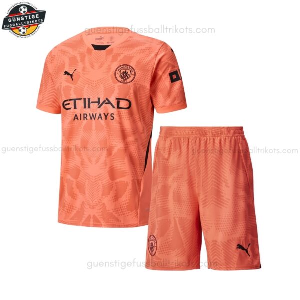 Manchester City Torwarttrikot-Set für Kinder 2024/25