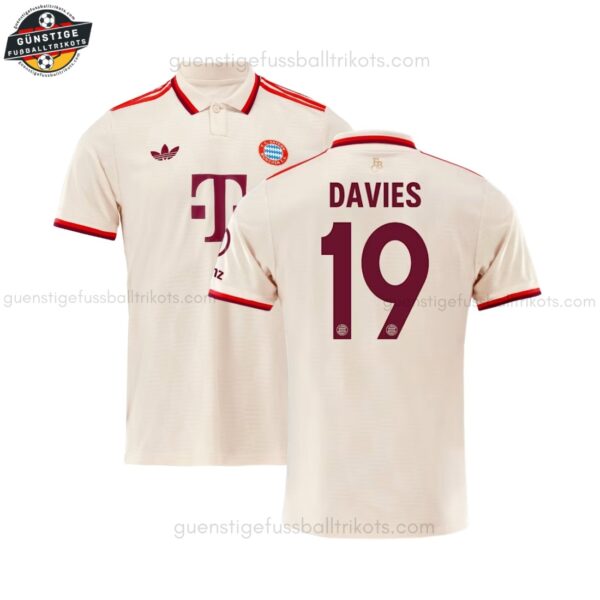Bayern München DAVIES 19 Drittes Trikot für Herren 2024/25