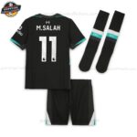 Liverpool M.SALAH 11 Auswärtstrikot-Set für Kinder 2024/25