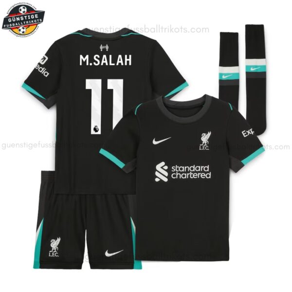 Liverpool M.SALAH 11 Auswärtstrikot-Set für Kinder 2024/25