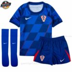 Kroatien Auswärtstrikot-Set für Kinder 2024/25