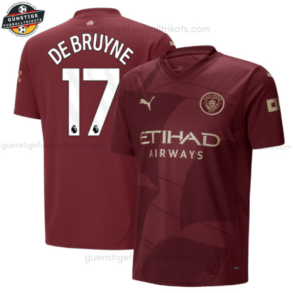 Manchester City DE BRUYNE 17 Drittes Trikot für Herren 2024/25