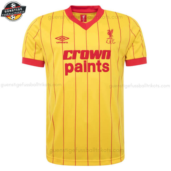 Retro Liverpool Auswärtstrikot für Herren 1981/84