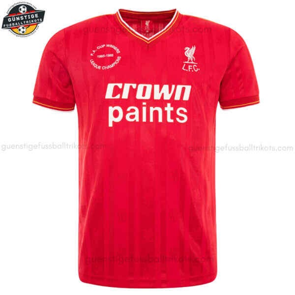 Retro Liverpool Heimtrikot für Herren 1985/86