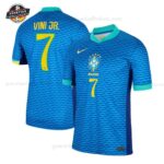 Brasilien Vini JR. 7 Auswärtstrikot-Set für Kinder 2024/25