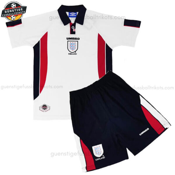 Retro England Heimtrikot-Set für Kinder 1998