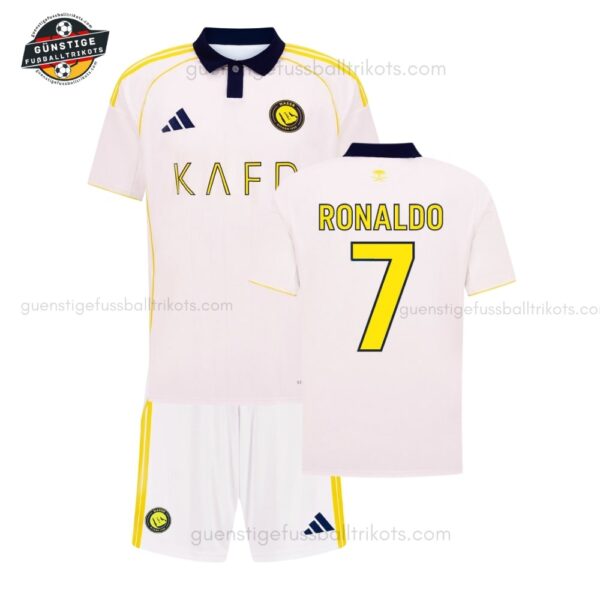 Al Nassr RONALDO 7 Drittestrikot-Set für Kinder 2025/26