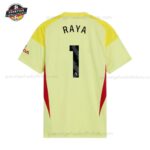 Arsenal RAYA 1 Gelbes Torwart Fußballtrikot für Herren 2025/26