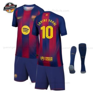 FC Barcelona LAMINE YAMAL 10 Heimtrikot-Set für Kinder 2025/26