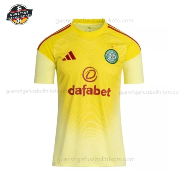 Celtic Gelbes Torwarttrikot für Herren 2025/26