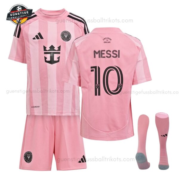 Inter Miami MESSI 10 Heimtrikot-Set für Kinder & Herren 2025/26