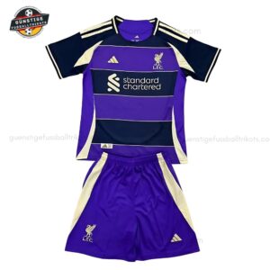 Liverpool Sonderedition Lila-Set für Kinder 2025/26