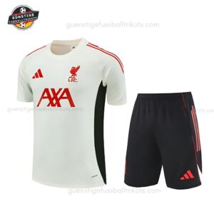 Liverpool Weißes Training-Set für Kinder 2025/26