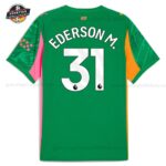 Manchester City EDERSON M. 31 Grünes Torwarttrikot für Herren 2025/26