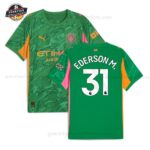 Manchester City EDERSON M. 31 Grünes Torwarttrikot für Herren 2025/26