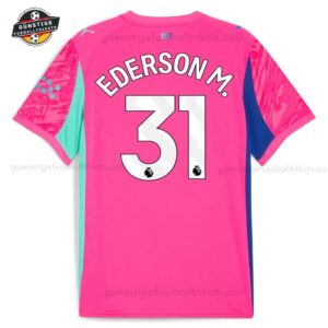 Manchester City EDERSON M. 31 Herren Rosa Torwart 25_26-back view