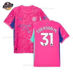 Manchester City EDERSON M. 31 Rosa Torwarttrikot für Herren 2025/26