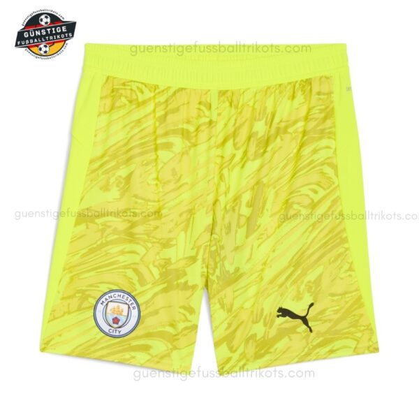 Manchester EDERSON M. 31 City Gelbes Torwarttrikot-Set für Kinder 2025/26