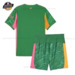 Manchester City Grünes Torwarttrikot-Set für Kinder 2025/26