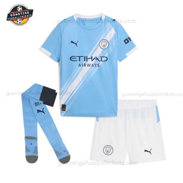 Manchester City HAALAND 9 Heimtrikot-Set für Kinder 2025/26
