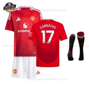 Manchester United GARNACHO 17 Heimtrikot-Set für Kinder 2024/25