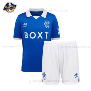 Castore Rangers Heimtrikot-Set für Kinder 2025/26