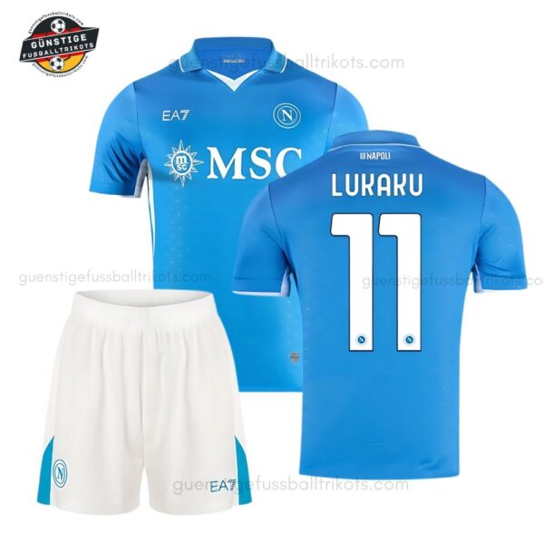 SSC Napoli LUKAKU 11 Heimtrikot-Set für Kinder 2024/25