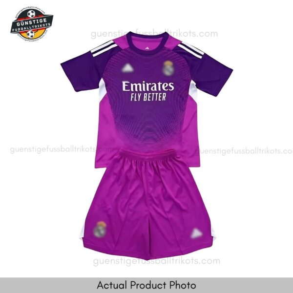 Real Madrid Torwart Lila Set für Kinder 2025/26
