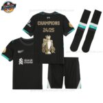 Liverpool CHAMPIONS 24/25 Auswärtstrikot-Set für Kinder 2024/25