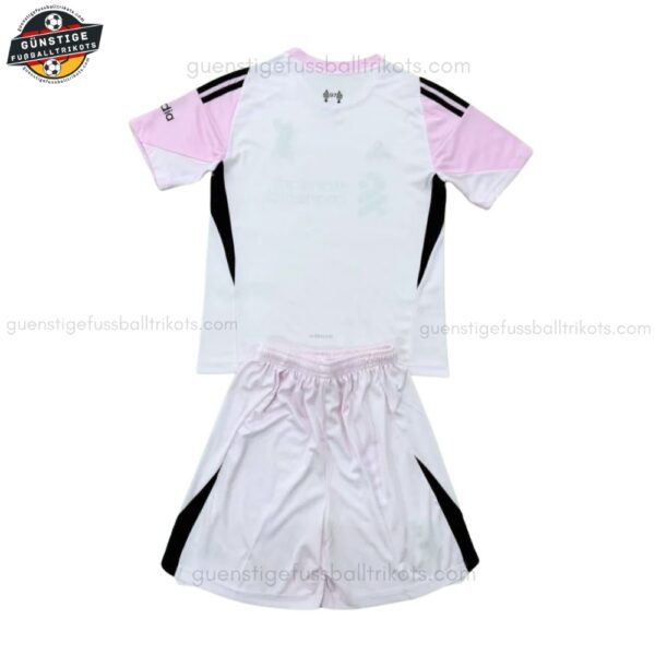 Liverpool Rosa Torwarttrikot-Set für Kinder 2025/26