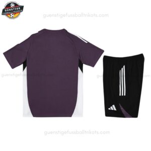 Manchester United Lila Training Kinder Set 25_26-back view