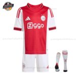 Ajax Heim Fußballtrikot Set für Kinder 2025/26