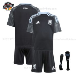Aston Villa Auswärtstrikot-Set für Kinder 2025/26