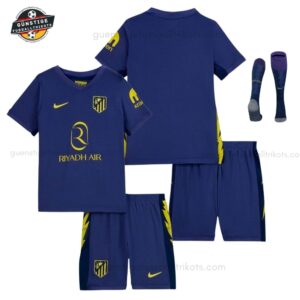 Atletico Madrid Auswärtstrikot-Set für Kinder 2025/26