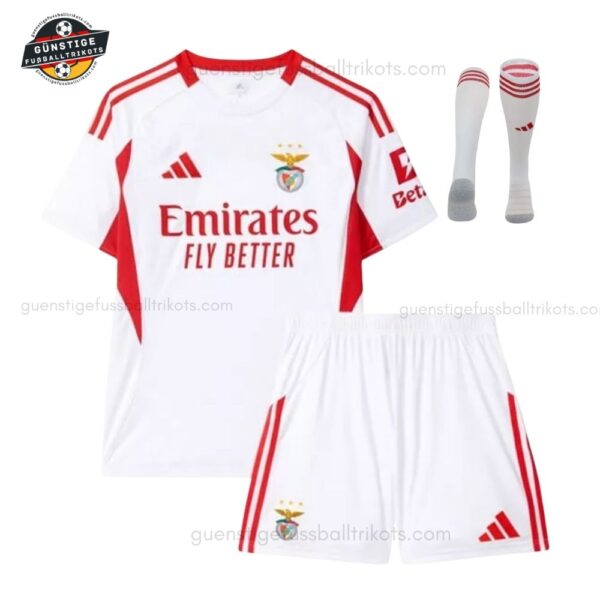 Benfica Ausweich Fußballtrikot Set für Kinder 2025/26