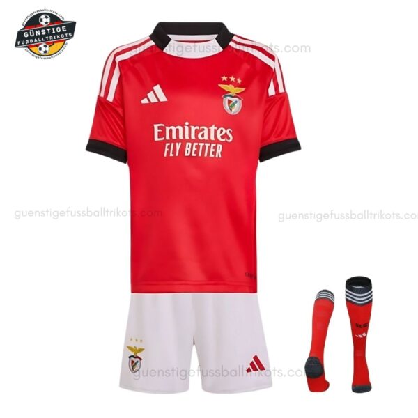 Benfica Heim Fußballtrikot Set für Kinder 2025/26
