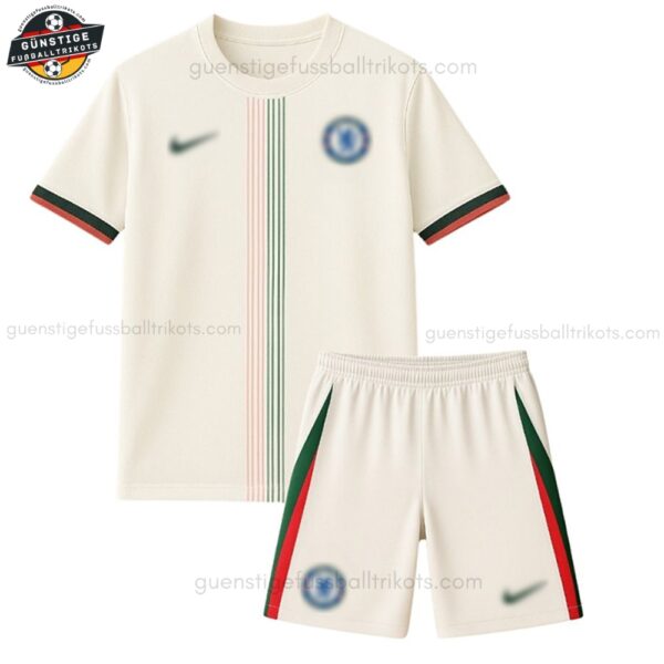 Chelsea Auswärtstrikot-Set für Kinder 2025/26