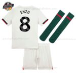 Chelsea ENZO 8 Auswärtstrikot-Set für Kinder 2025/26
