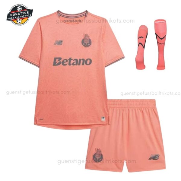 FC Porto Auswärts Fußballtrikot Set für Kinder 2025/26