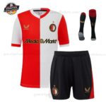Feyenoord Heim Fußballtrikot Set für Kinder 2025/26
