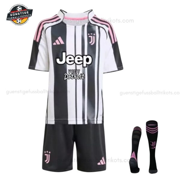 Juventus Turin Heimtrikot-Set für Kinder 2025/26