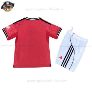 Manchester United Heim Kinder Set 25_26-back view
