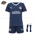 PSV Eindhoven Auswärtstrikot-Set für Kinder 2025/26