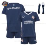 PSV Eindhoven Auswärtstrikot-Set für Kinder 2025/26