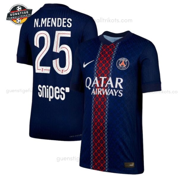 Paris Saint Germain N.MENDES 25 Heimtrikot für Herren 2025/26