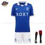 Castore Rangers Heimtrikot-Set für Kinder 2025/26