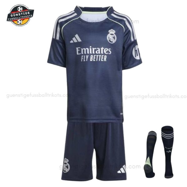 Real Madrid Auswärtstrikot-Set für Kinder 2025/26
