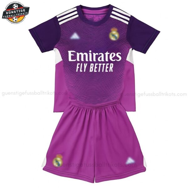 Real Madrid Torwart Lila Set für Kinder 2025/26